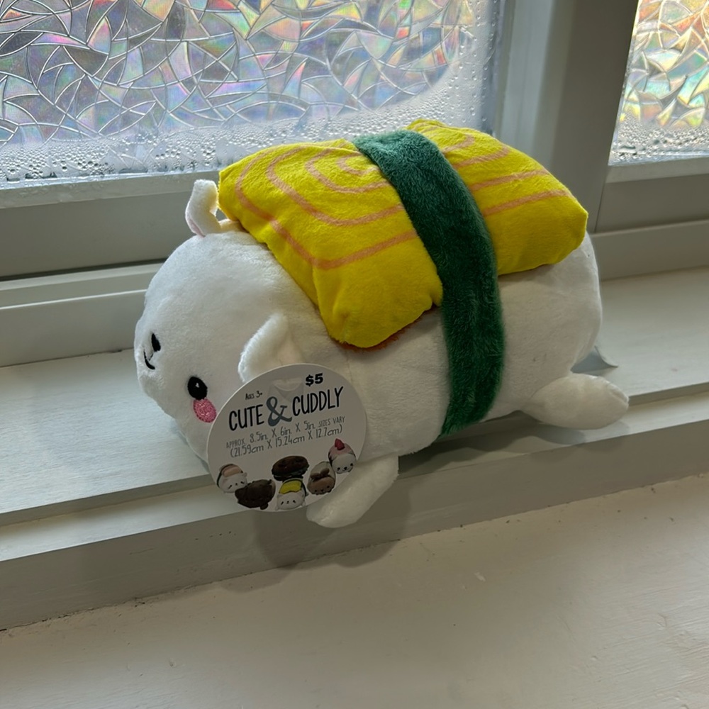 Cute sushi bear plush